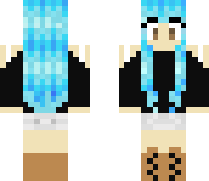 cute blue girl