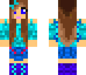 blue girl