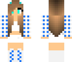 blue panda girl