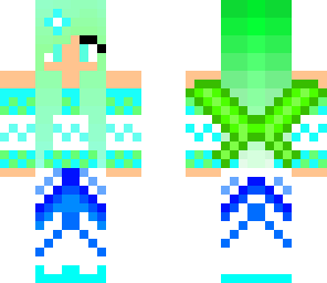 pixie blue and green