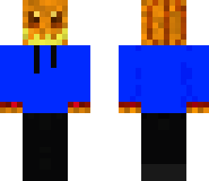 pumpkin hoodie blue