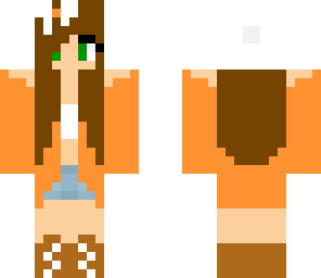 cute orange girl