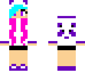 edited purple panda
