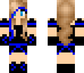 blue dj girl