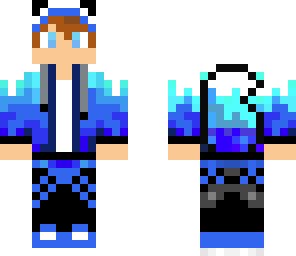 blue fire wolf boy