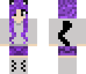 purple kat girl