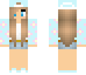 blue kawaii girl