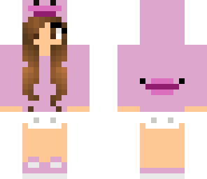 pink duck girl