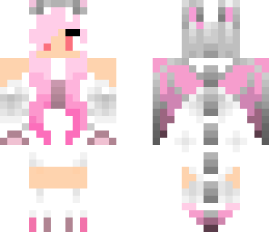 pink dragon girl