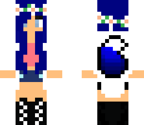 5 likes blue wolf girl cute