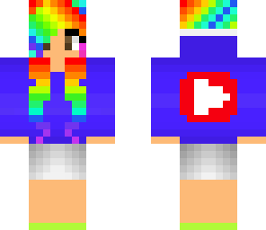 youtuber rainbow gamer girl