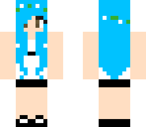 blue hair