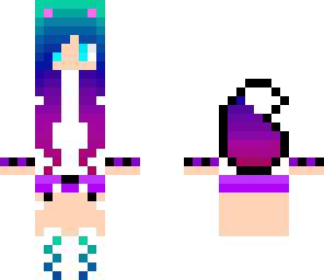 cute rainbow coloured haired fox