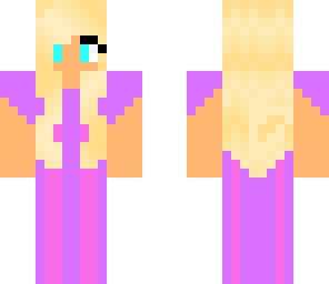 pesent girl in purple