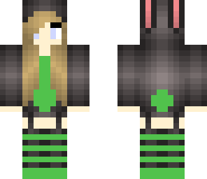 edit black and green bunny