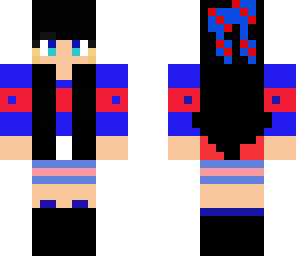 striped girl