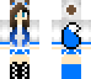 blue wolf girl