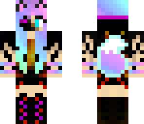 half enderman girl