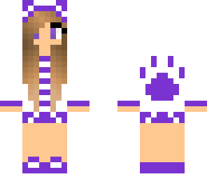 purple pawprint girl