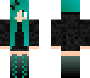 green hair girl