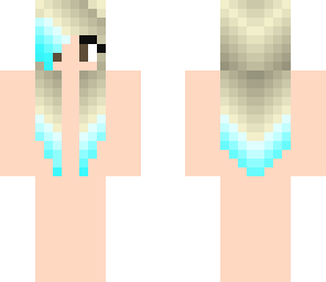 ice blue dip-dye base