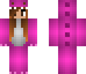 pink dinosaur girl