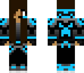 cute blue creeper tomboy