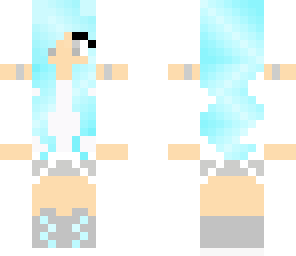 pastal light blue girl