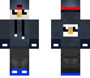 red and blue penguin penguin
