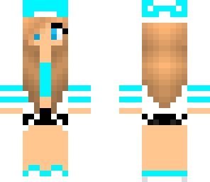 neon blue tomboy