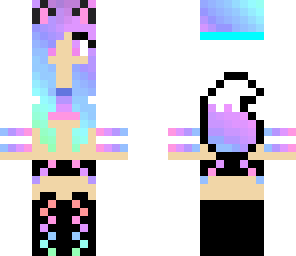 rainbow wolf gamer girl