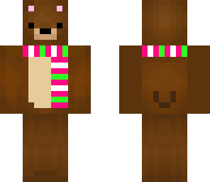 adorable scarf bear