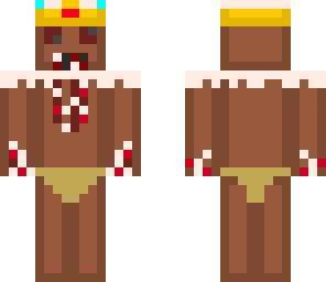 cave people zombie skin
