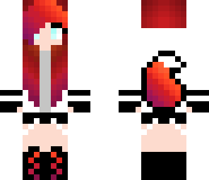 flaming wolf girl