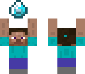 steve found his first diamond