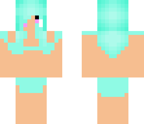 blue bikini girl