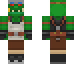 ork mek with goggles
