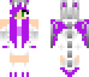 purple girl dragon