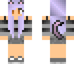 purple wolf girl