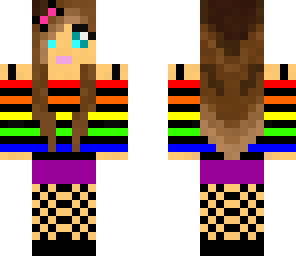 rainbow girl