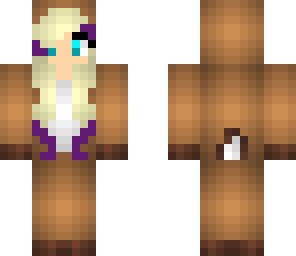 purple tip reindeer girl