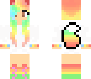 edited rainbow kitty