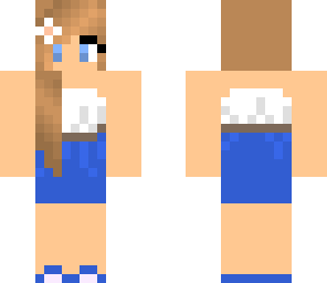 blue summer girl