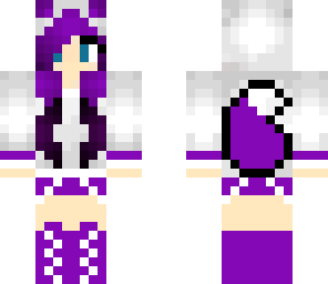 purple wolf girl