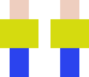 colorful block man