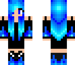 edit of flame girl