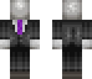 slendy purple tie