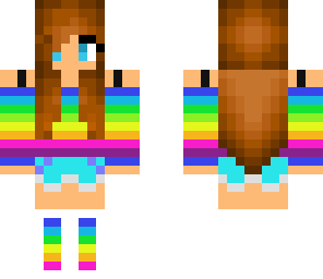 rainbow girl