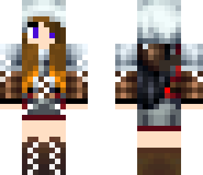 brown haired girl assasin