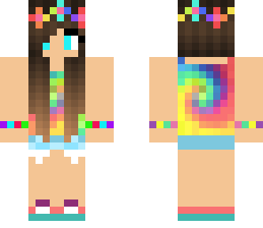 tie-die girl
